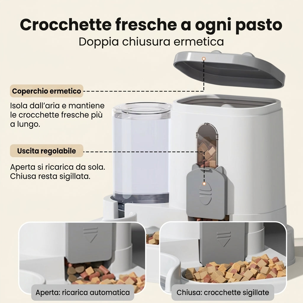 Dispenser Cibo e Acqua Home Edition